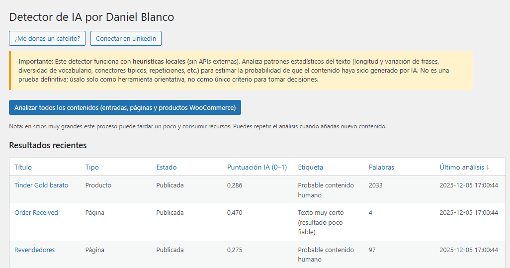 plugin detector de ia